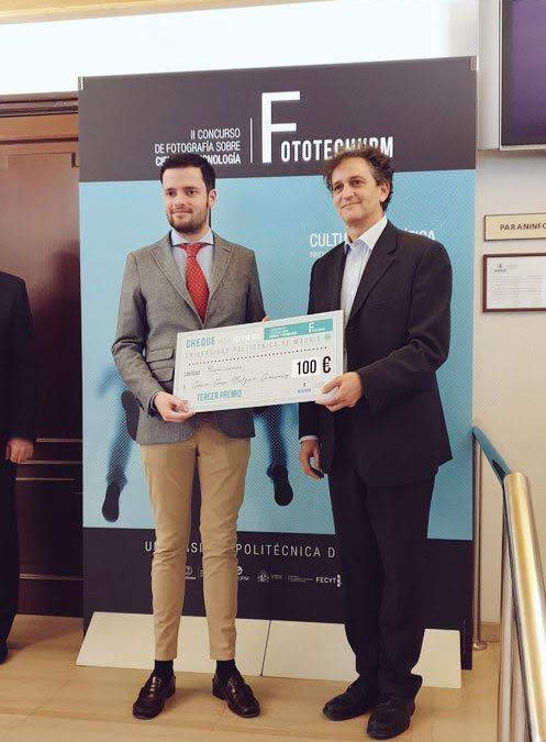 Premio Fototech a nuestro Colegial Juanjo Melgar