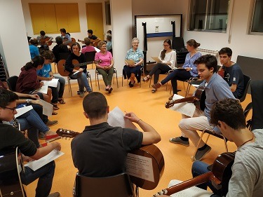 Ensayo del coro Pastoral Conjunta