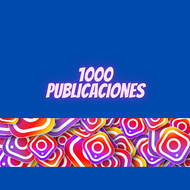 ¡1000 publicaciones en Instagram!