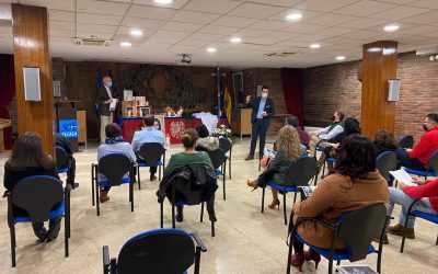 Oración de Navidad con el personal del Mayor