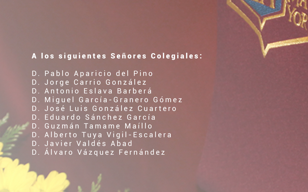 Concesión de Becas Colegiales