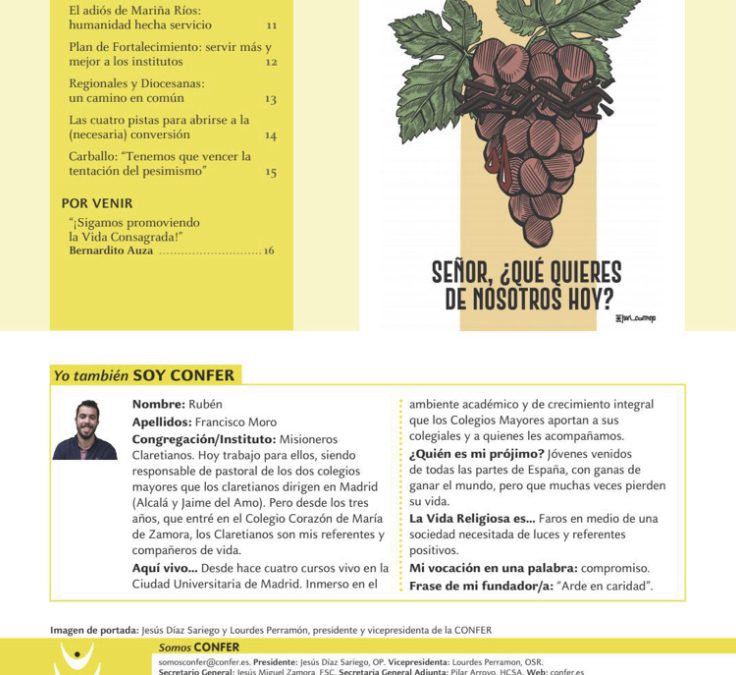 Nuestro Responsable de Pastoral en «Somos Confer»