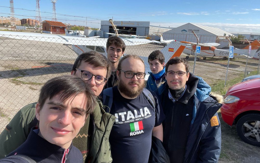 Exhibición aérea en Cuatro Vientos