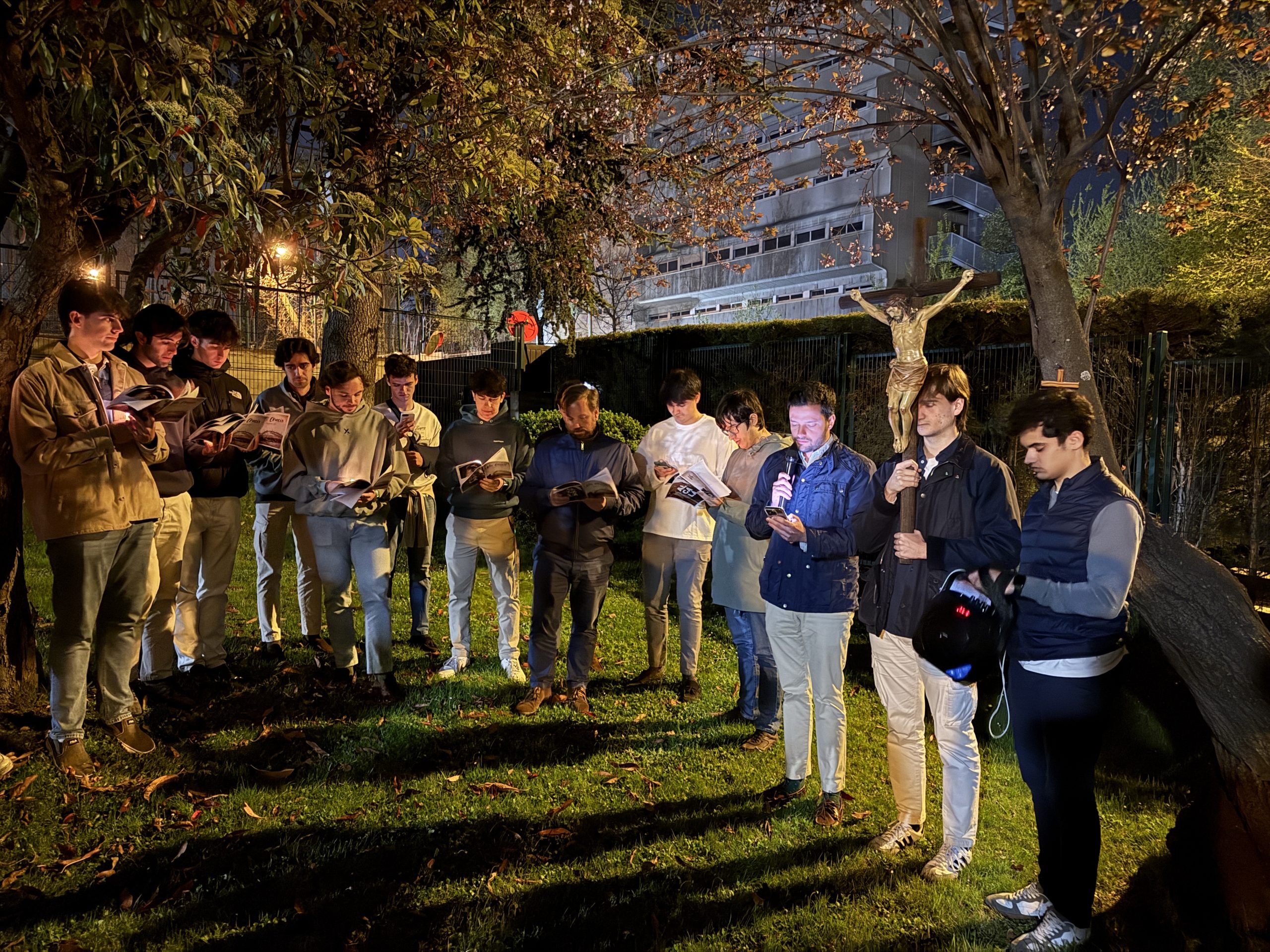 Vía Crucis Colegio Mayor Alcalá de Madrid
