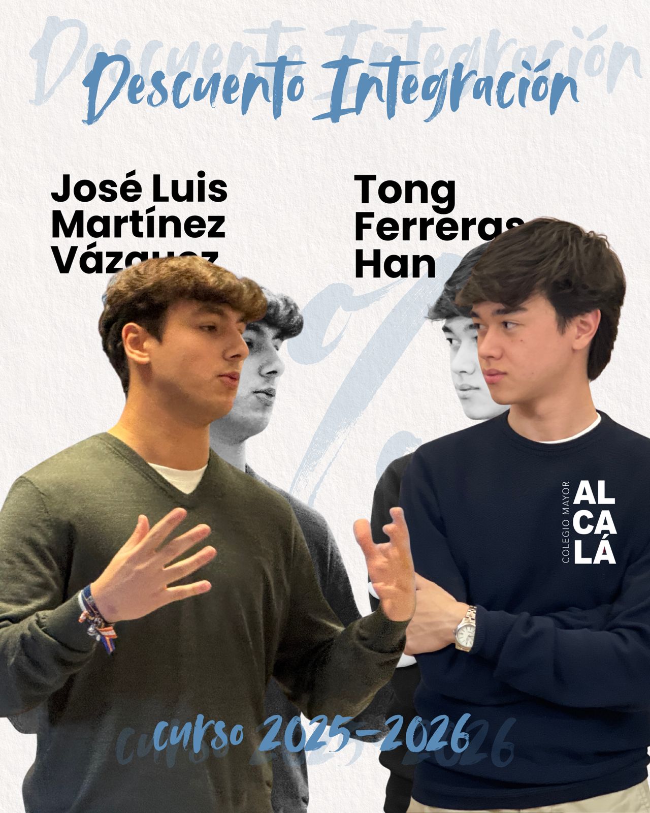 Descuento en la cuota del Colegio Mayor Alcalá de Madrid por integración