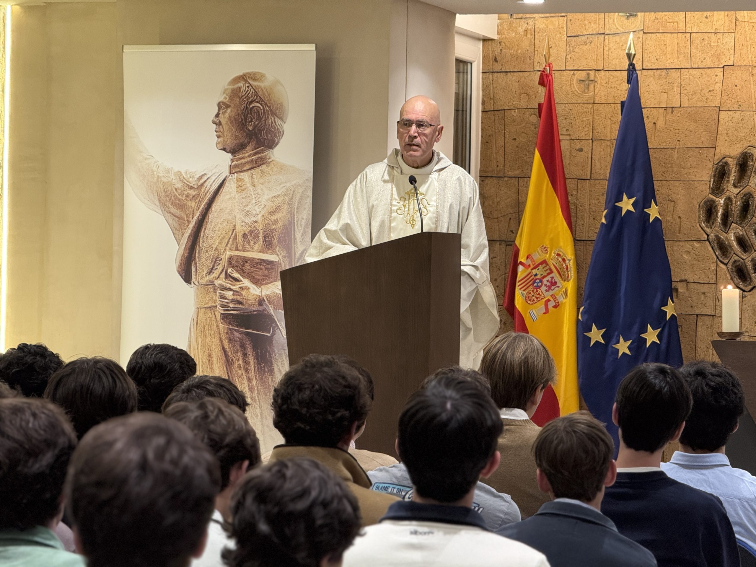 Juanjo Raya CMF preside la misa del Padre Claret en el Colegio Mayor Alcalá de Madrid