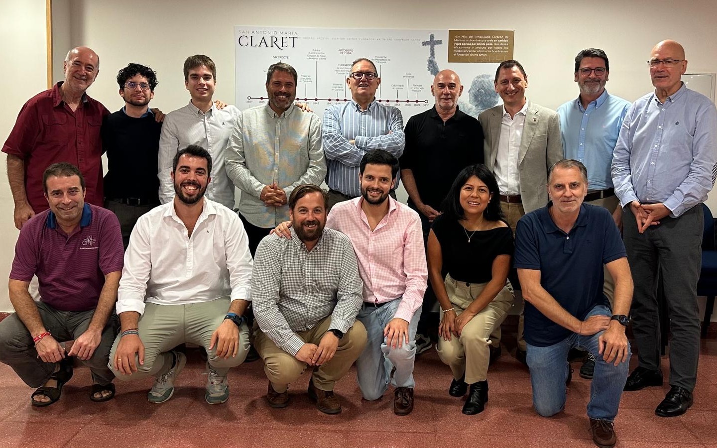 Equipos Directivos de los Colegios Mayores Claretianos Alcalá y Jaime del Amo junto a la Comunidad Claretiana